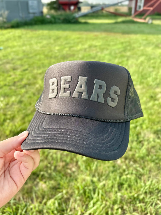 Bears Monochrome Trucker Hat