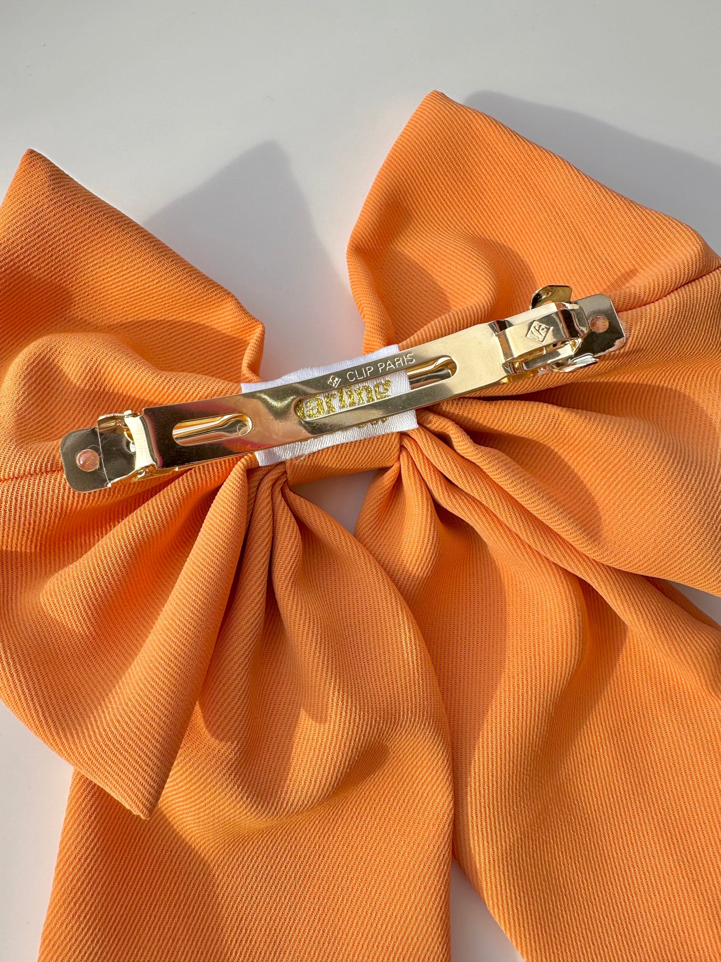 Orange Classic Hair Bow