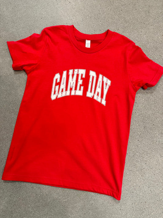 Youth Game Day Red T-Shirt