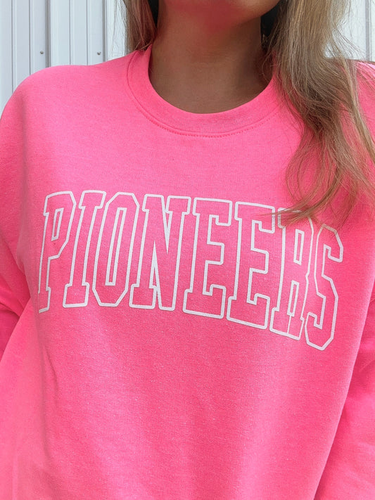 Pioneers Pink Out Crewneck Sweatshirt