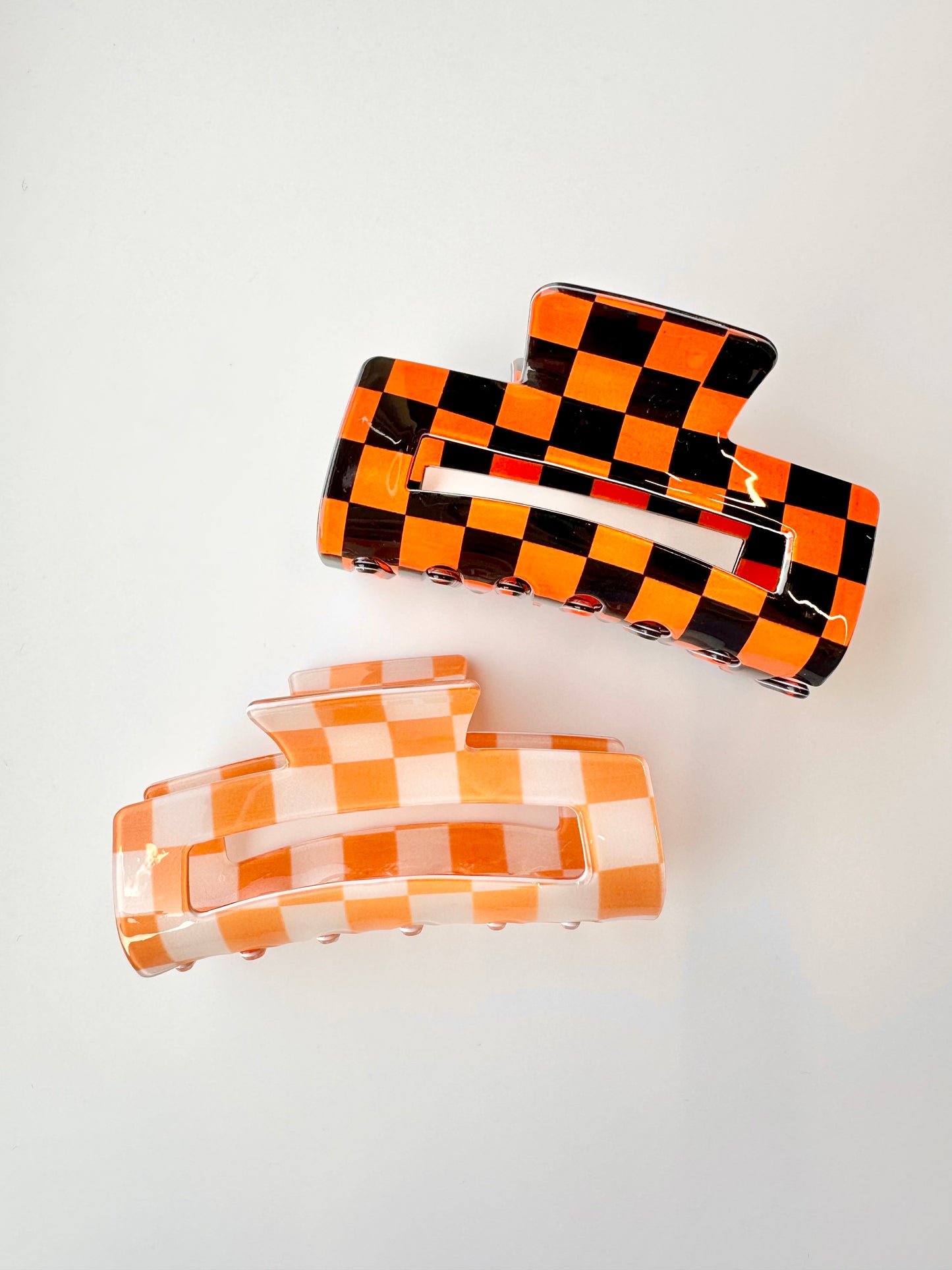 Checkered Claw Hair Clip