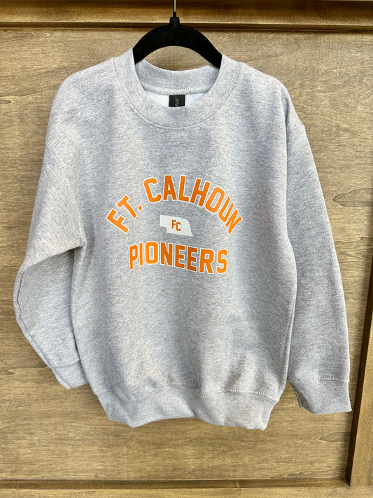 Youth Ft. Calhoun Pioneers Crewneck Sweatshirt