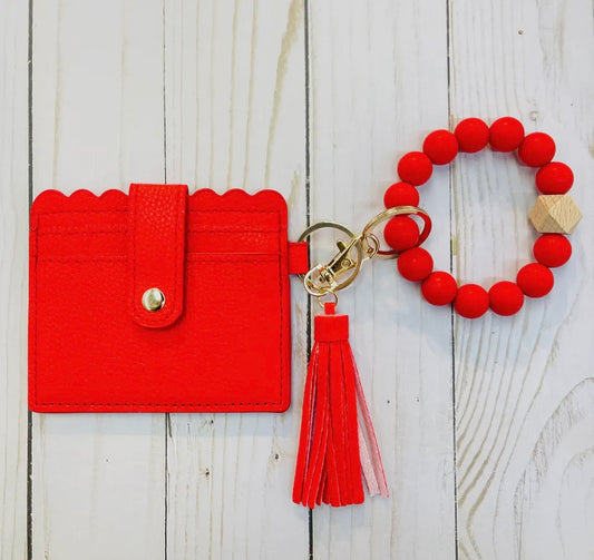 Red Wristlet Wallet