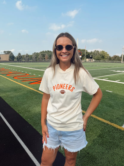 Pioneers Football Embroidered T-Shirt