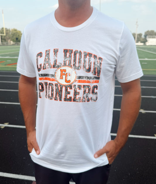 Calhoun Pioneers FC White T-Shirt