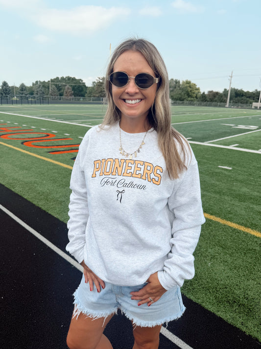 Pioneers Gingham Crewneck Sweatshirt