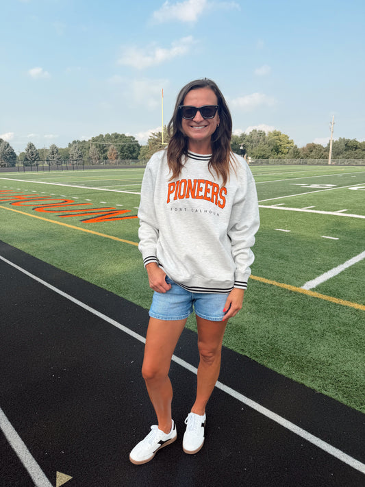 Pioneers Oversized Ringer Crew