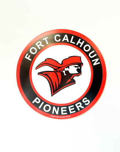 Fort Calhoun Pioneers Car Magnet