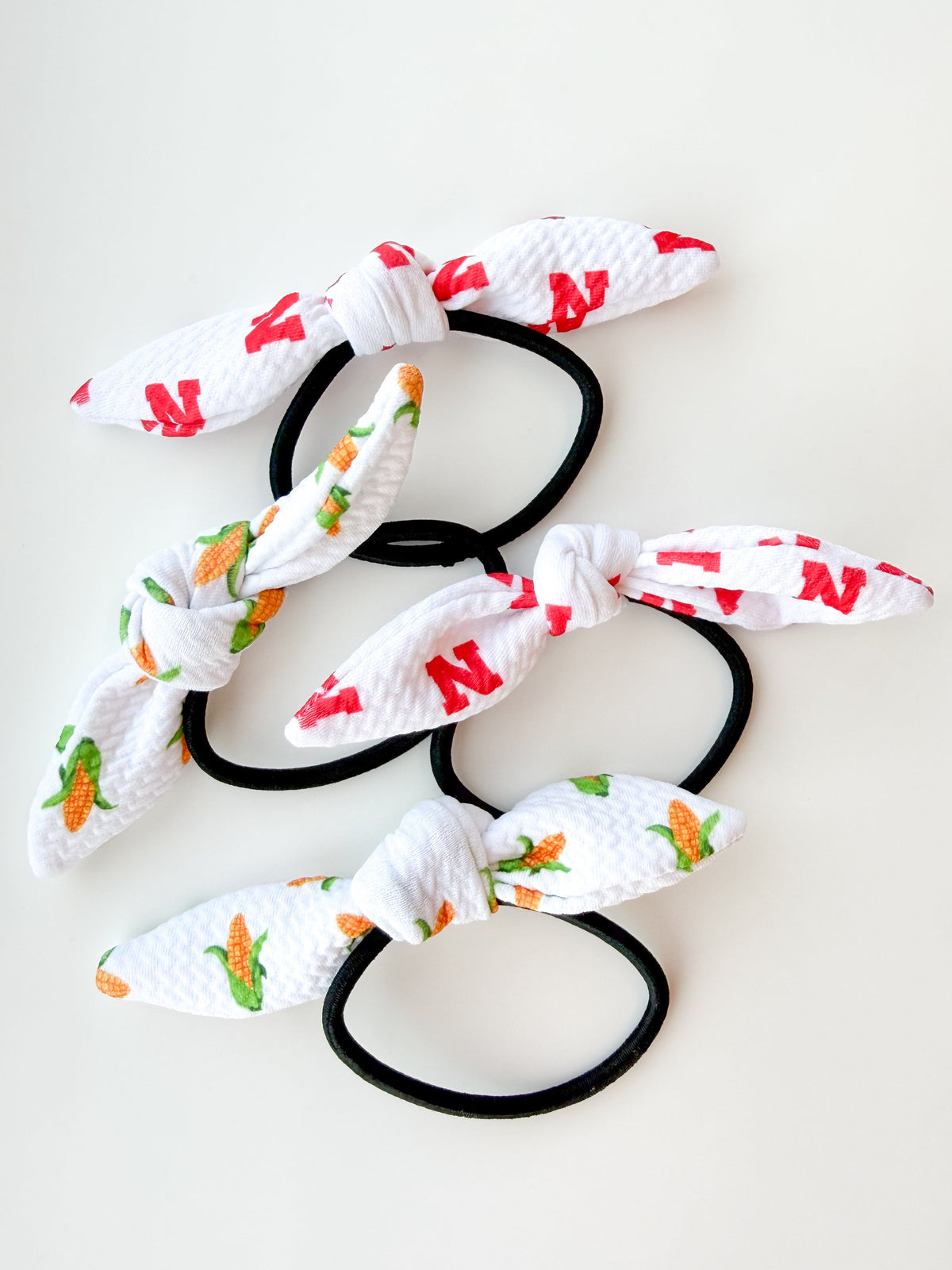 Game Day Pony Bow Hair Ties