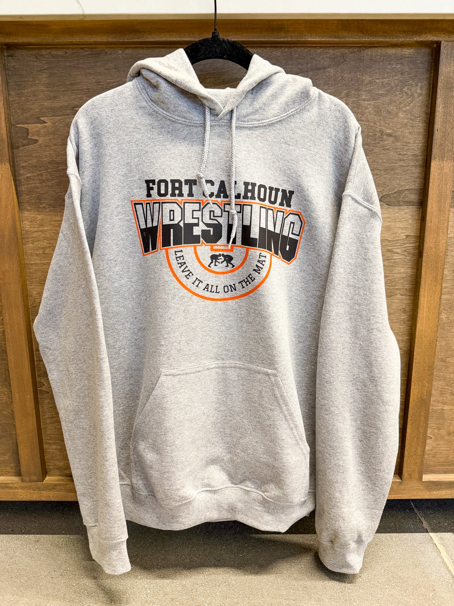 Leave It All On The Mat Wrestling Hoodie Sweatshirt