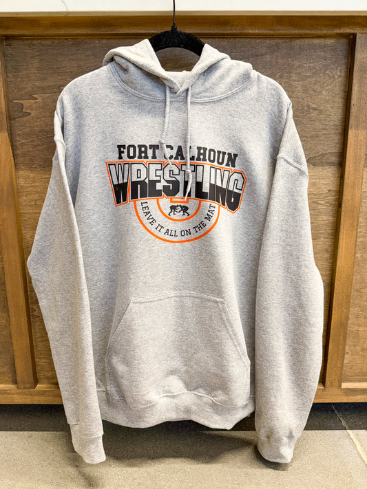 Leave It All On The Mat Wrestling Hoodie Sweatshirt