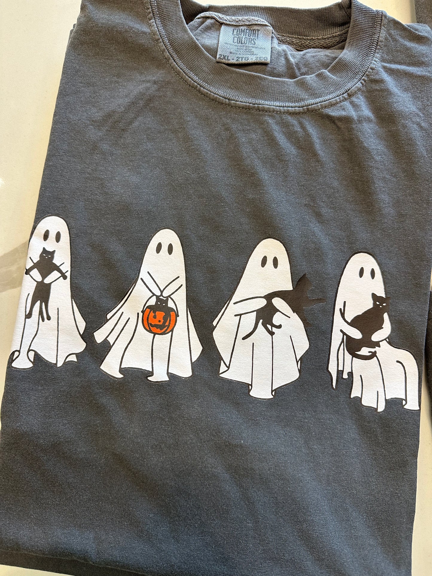 Ghost Black Cat T-Shirt