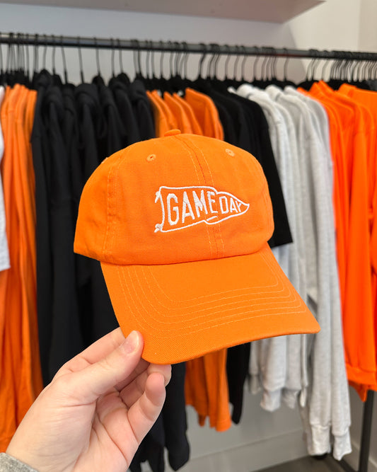 Orange Game Day Baseball Dad Hat