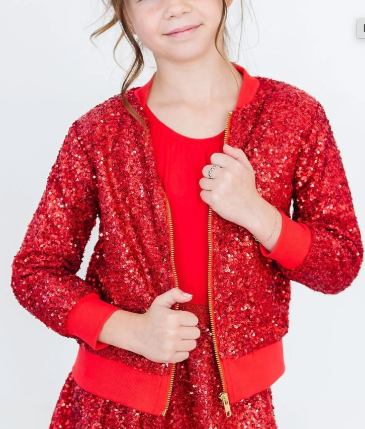 Red Sequin Jacket Toddler/Youth
