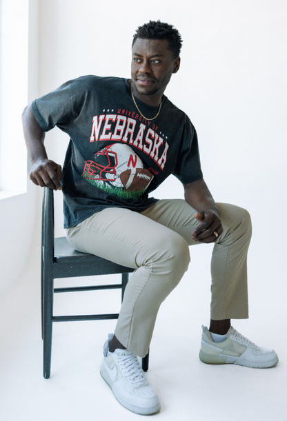 Nebraska Football/Helmet T-Shirt