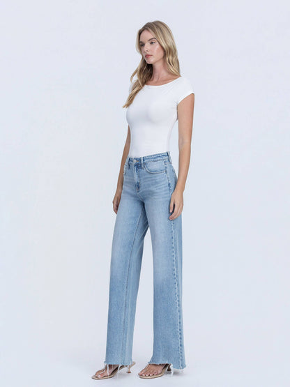Flying Monkey High Rise Wide Leg Jeans