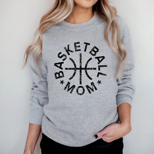 Basketball Mom Crewneck Sweatshirt