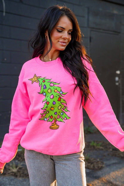 Who Christmas Tree Sweatshirt