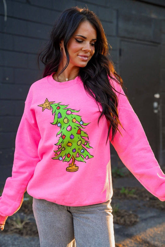 Who Christmas Tree Sweatshirt