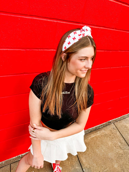 Nebraska Husker N Printed Headband