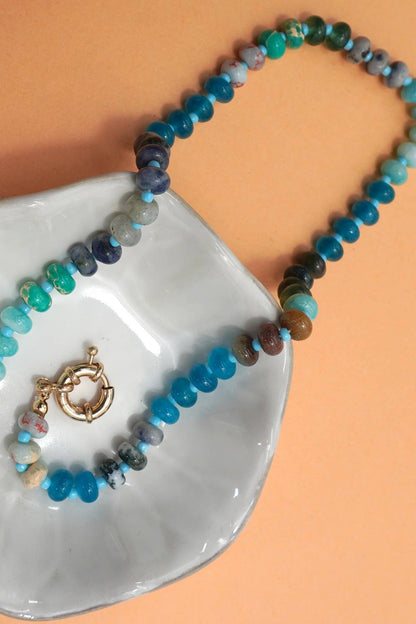 Natural Stone Beaded Necklaces