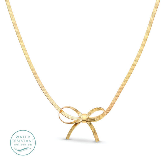 Delicate Bow Necklace