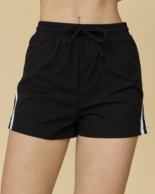 Striped Active Shorts