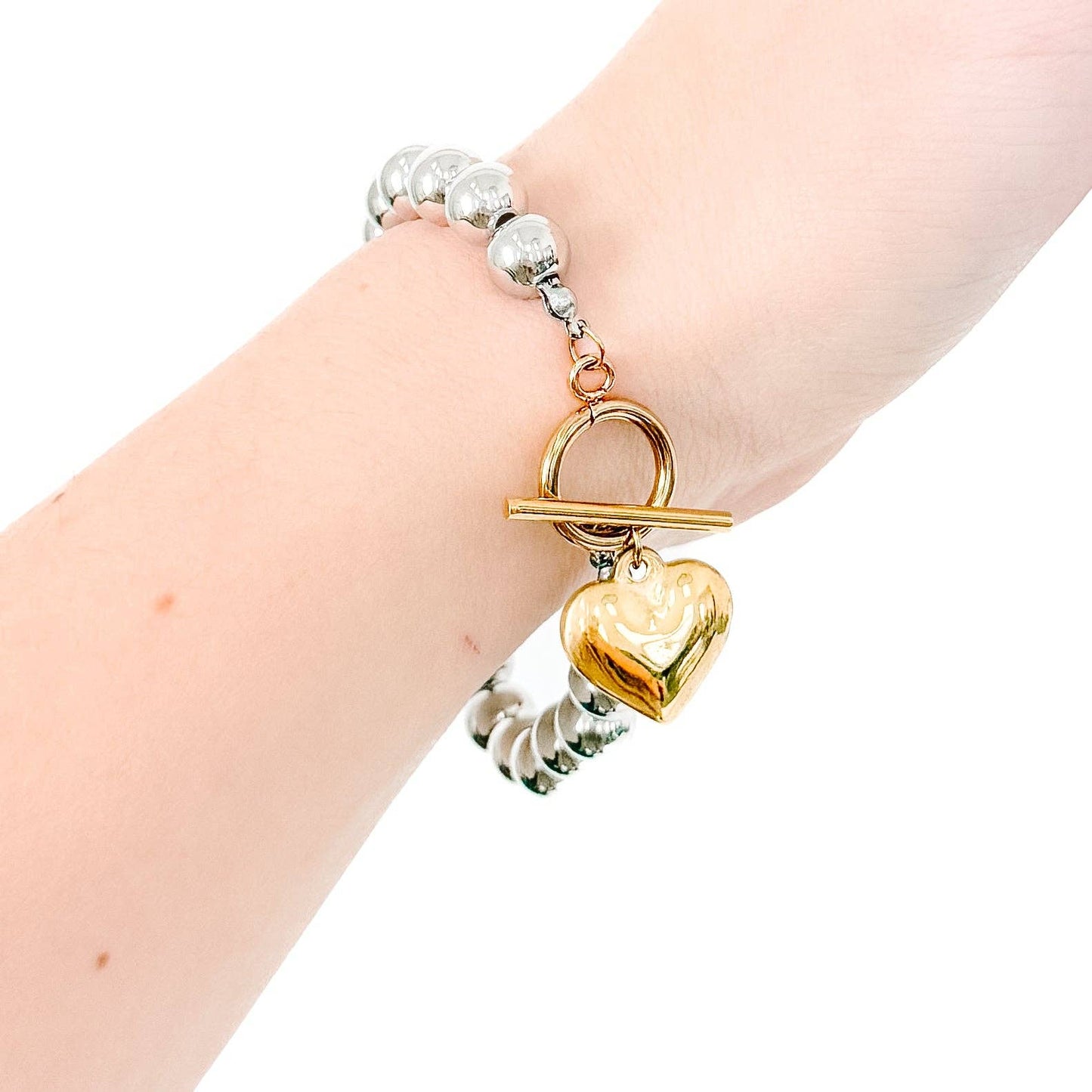 Wrapped in Love Toggle Heart Bracelet