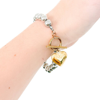 Wrapped in Love Toggle Heart Bracelet