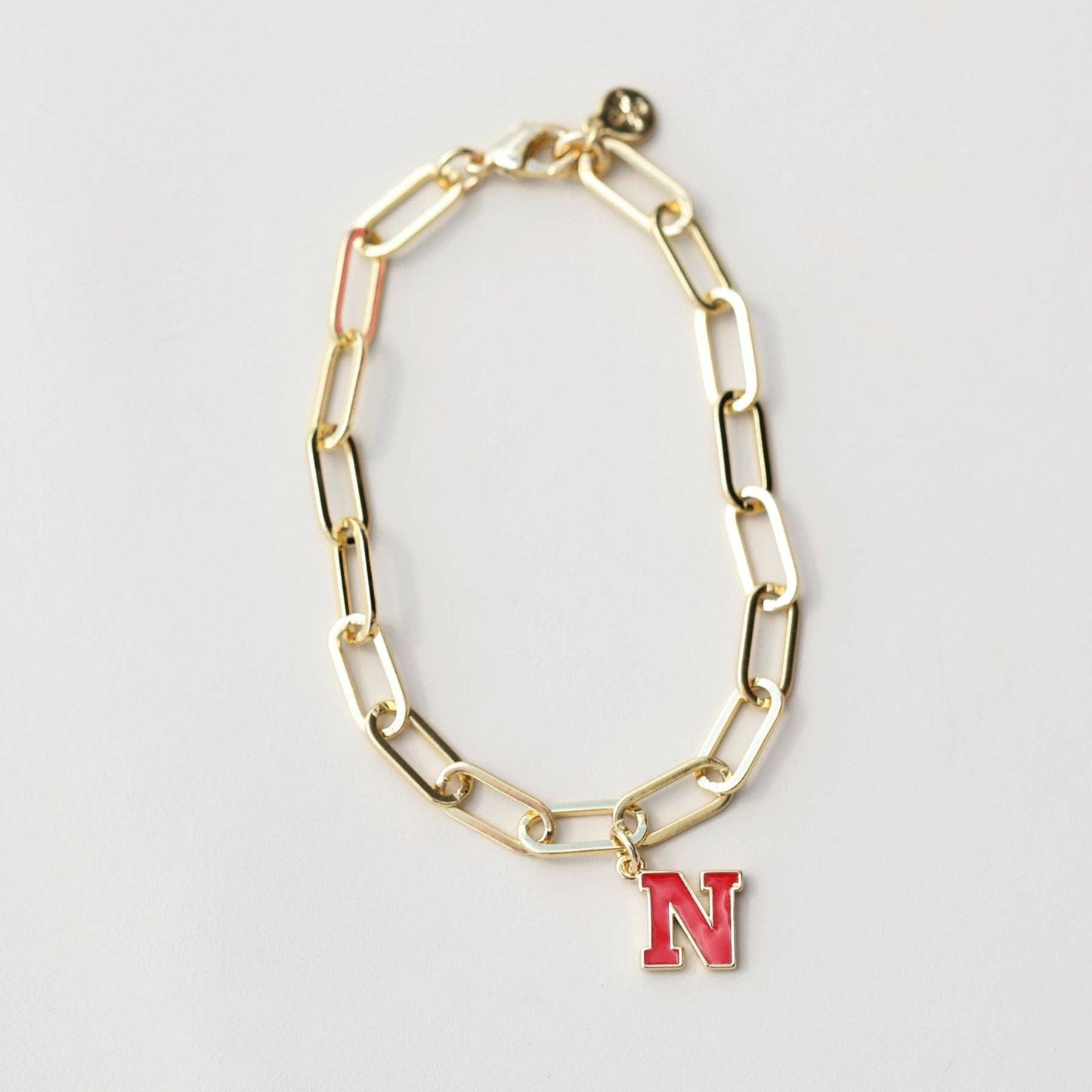 University of Nebraska Charm Bracelet