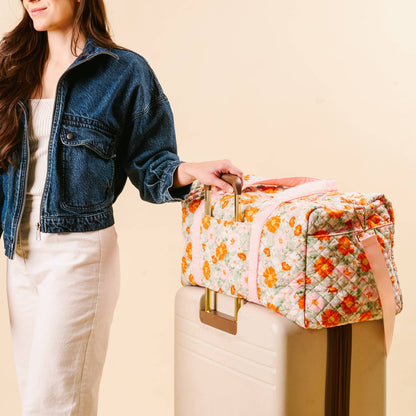 Quilted Weekender Bag Sage