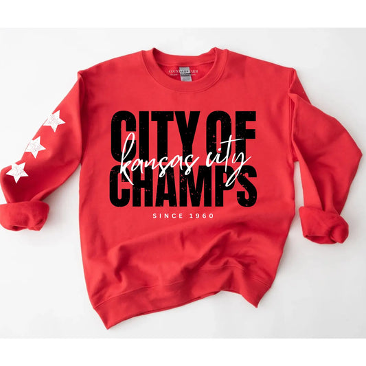 City of Champs KC Crewneck Sweatshirt