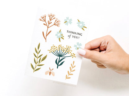 Thinking of You Florals Greeting Card
