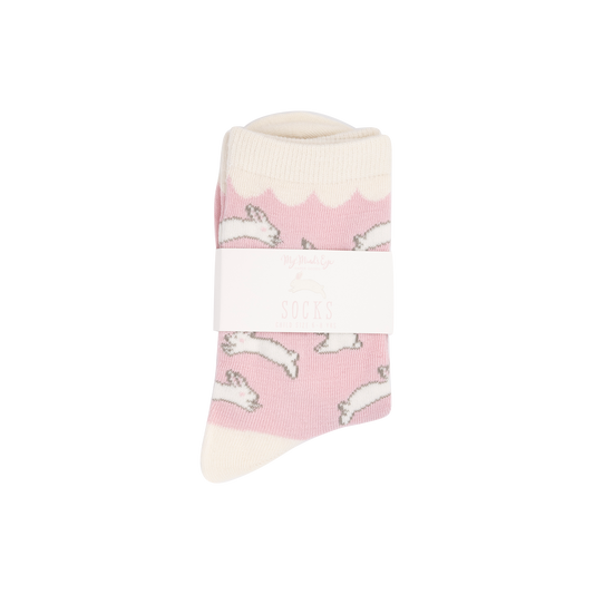Girls Bunny Socks