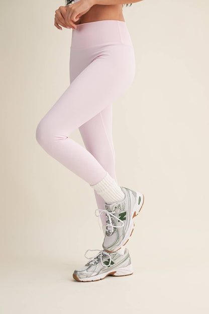 Chocolate Brown Performance High-Rise Leggings