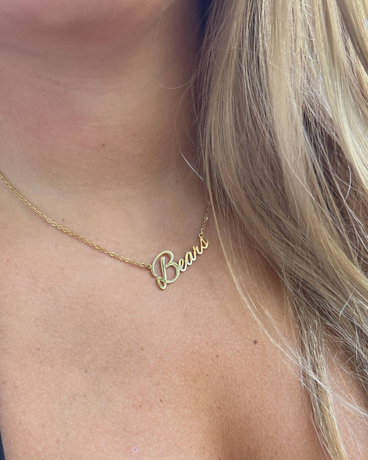 Bears Name Necklace