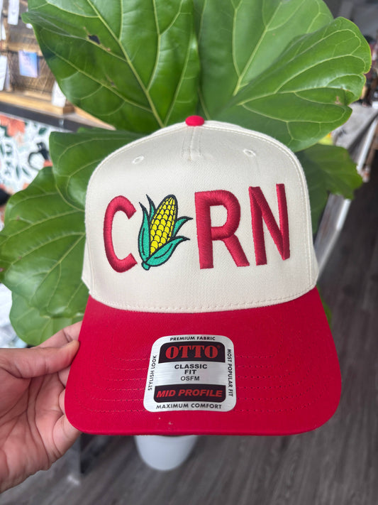 CORN Puff Embroidered Trucker Hat