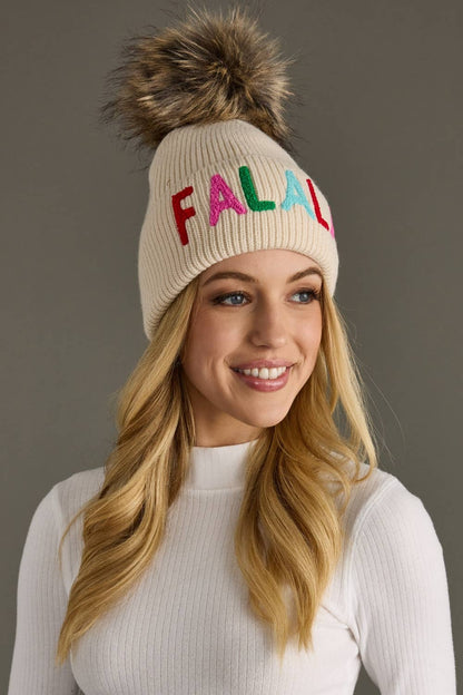 Fa La La Knit Pom Hat