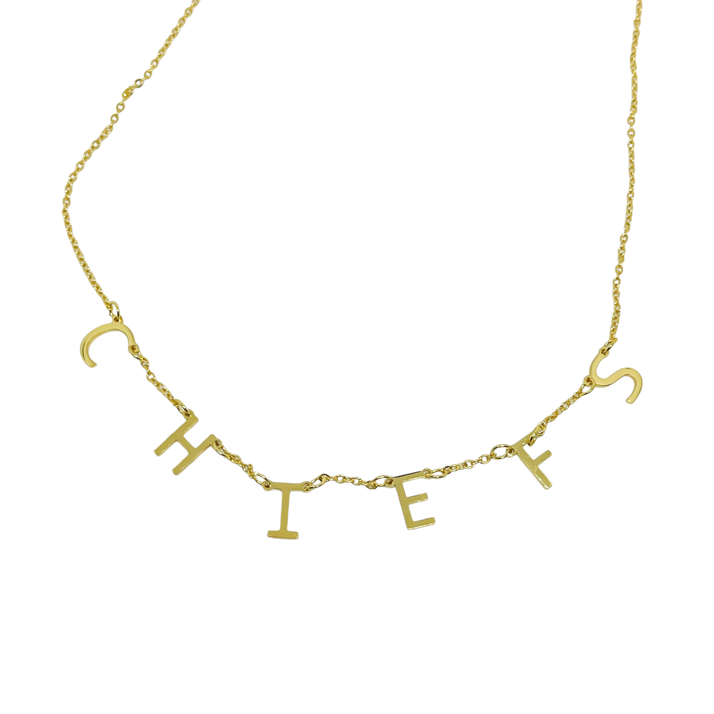 Chiefs Letter Necklace