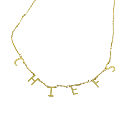 Chiefs Letter Necklace
