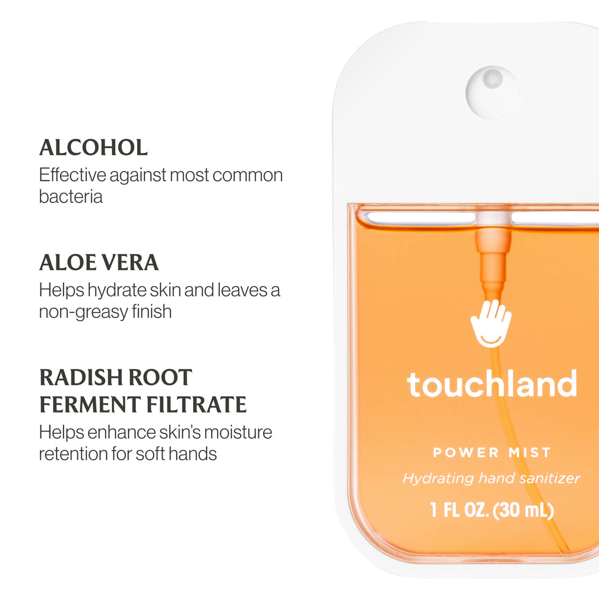 Touchland Velvet Peach Power Mist Hand Sanitizer