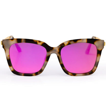 Lyla Pink - Polarized Medium Cat Eye Sunglasses