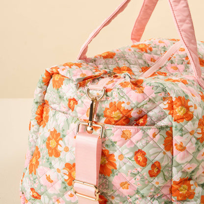Quilted Weekender Bag Sage