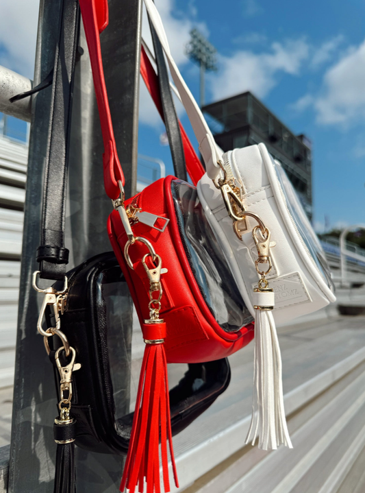 Clear Gameday Purse with Tassel