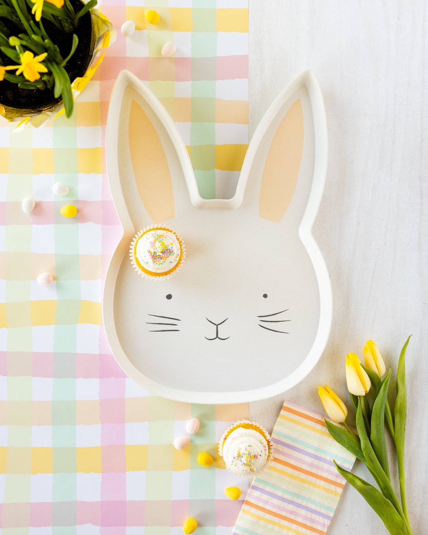 Bunny Bamboo Serving Tray