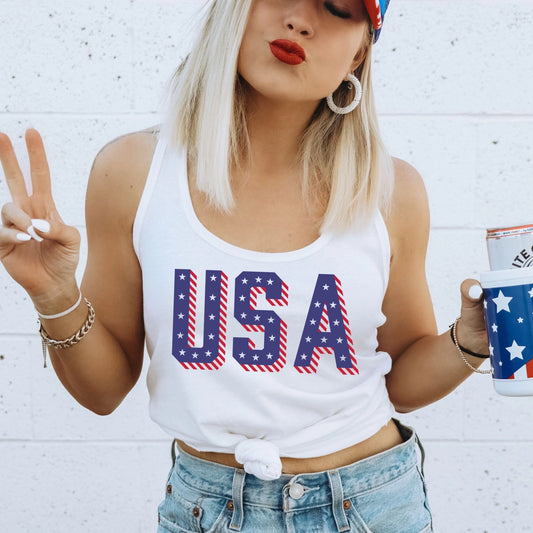 USA Stars Women's Tank Top