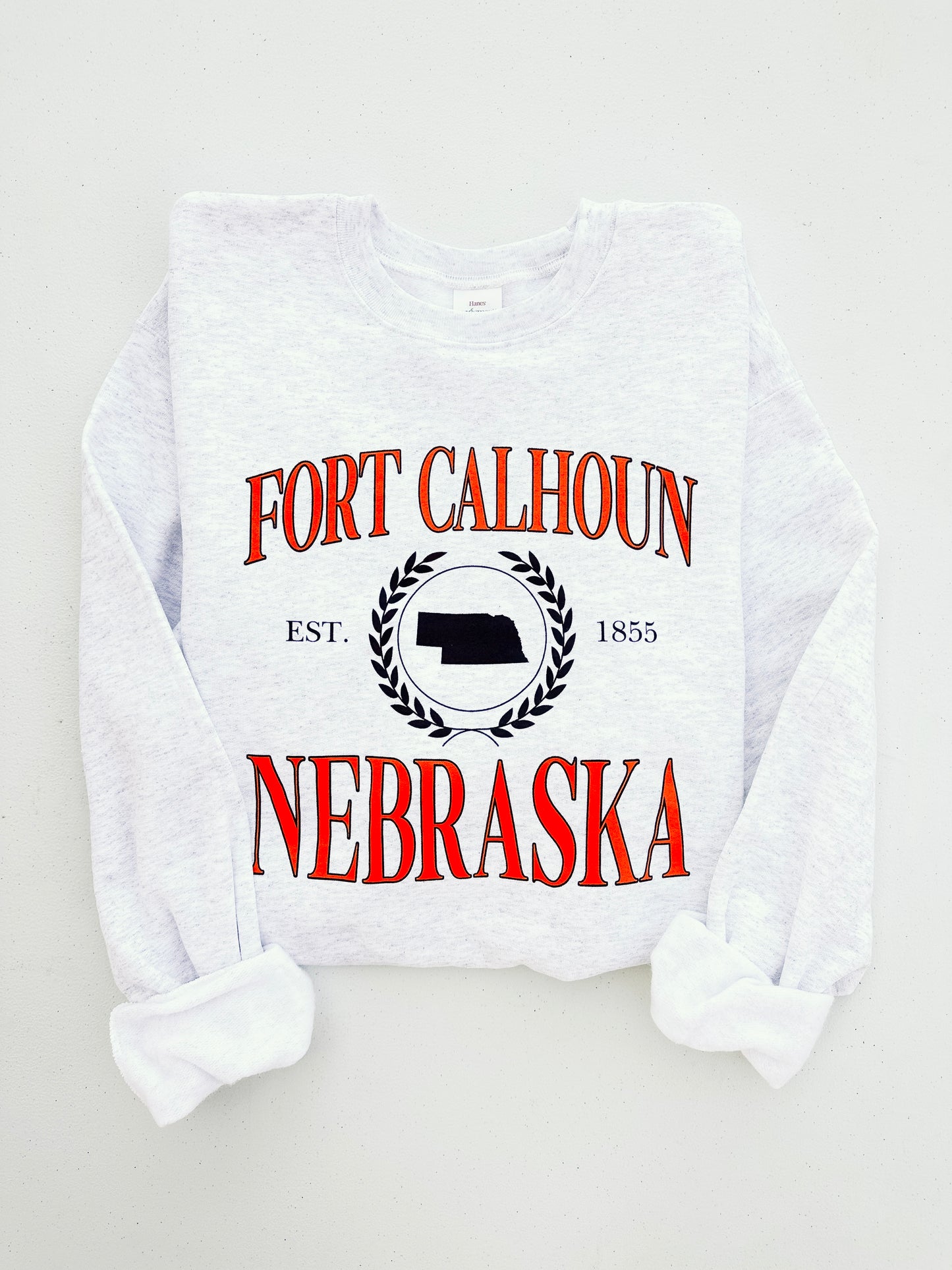 Fort Calhoun Nebraska Classic Crewneck Sweatshirt