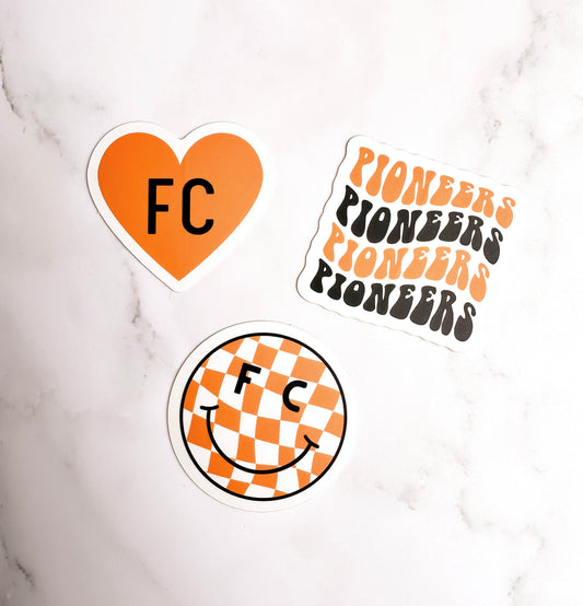 Fort Calhoun Pioneers Stickers