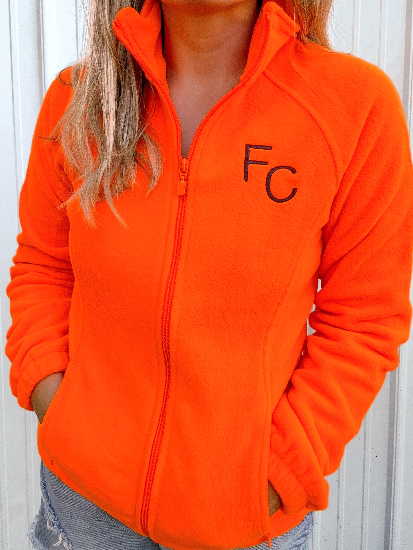 FC Embroidered Fleece Jacket - Women's & Unisex Sizes