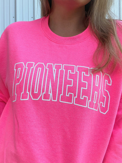 Pioneers Pink Out Crewneck Sweatshirt